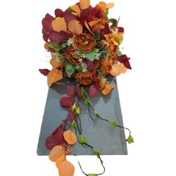 Aranjament funerar autumn pe ardezie